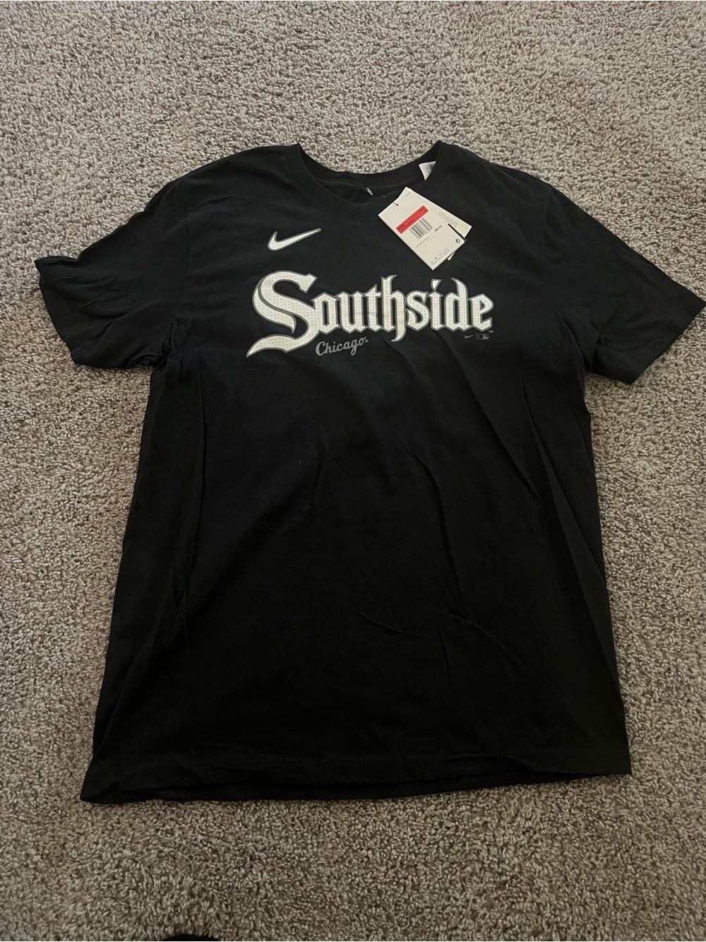 Nike Chicago Sox south side black t shirt #7 Anderson